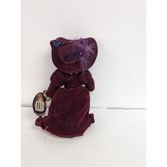 Vintage Brass Button Bears 20th Century Collection Gabrielle 1910's Stuffed Anim - Picture 2 of 5